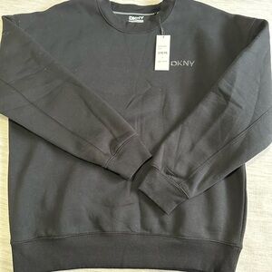 DKNY Men's Crewneck Sweater in Black